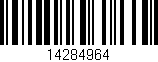 Código de barras (EAN, GTIN, SKU, ISBN): '14284964'