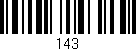 Código de barras (EAN, GTIN, SKU, ISBN): '143'