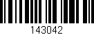 Código de barras (EAN, GTIN, SKU, ISBN): '143042'