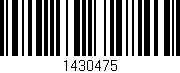 Código de barras (EAN, GTIN, SKU, ISBN): '1430475'