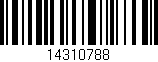 Código de barras (EAN, GTIN, SKU, ISBN): '14310788'