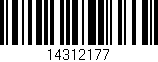 Código de barras (EAN, GTIN, SKU, ISBN): '14312177'