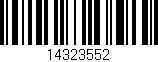 Código de barras (EAN, GTIN, SKU, ISBN): '14323552'