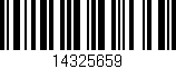 Código de barras (EAN, GTIN, SKU, ISBN): '14325659'