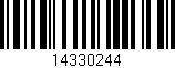 Código de barras (EAN, GTIN, SKU, ISBN): '14330244'