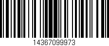 Código de barras (EAN, GTIN, SKU, ISBN): '14367099973'