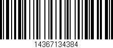 Código de barras (EAN, GTIN, SKU, ISBN): '14367134384'