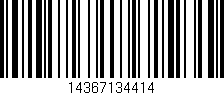 Código de barras (EAN, GTIN, SKU, ISBN): '14367134414'