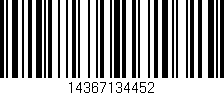 Código de barras (EAN, GTIN, SKU, ISBN): '14367134452'