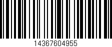 Código de barras (EAN, GTIN, SKU, ISBN): '14367604955'