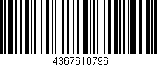 Código de barras (EAN, GTIN, SKU, ISBN): '14367610796'