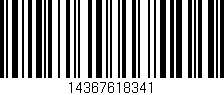 Código de barras (EAN, GTIN, SKU, ISBN): '14367618341'