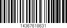 Código de barras (EAN, GTIN, SKU, ISBN): '14367618631'