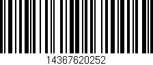 Código de barras (EAN, GTIN, SKU, ISBN): '14367620252'