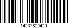 Código de barras (EAN, GTIN, SKU, ISBN): '14367620429'