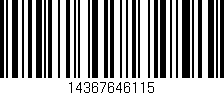 Código de barras (EAN, GTIN, SKU, ISBN): '14367646115'
