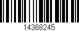 Código de barras (EAN, GTIN, SKU, ISBN): '14368245'