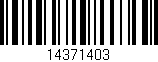 Código de barras (EAN, GTIN, SKU, ISBN): '14371403'