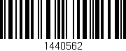 Código de barras (EAN, GTIN, SKU, ISBN): '1440562'