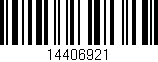 Código de barras (EAN, GTIN, SKU, ISBN): '14406921'