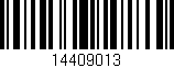 Código de barras (EAN, GTIN, SKU, ISBN): '14409013'