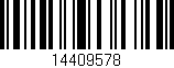 Código de barras (EAN, GTIN, SKU, ISBN): '14409578'