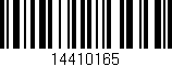Código de barras (EAN, GTIN, SKU, ISBN): '14410165'
