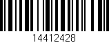 Código de barras (EAN, GTIN, SKU, ISBN): '14412428'