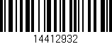 Código de barras (EAN, GTIN, SKU, ISBN): '14412932'