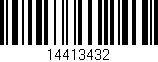 Código de barras (EAN, GTIN, SKU, ISBN): '14413432'