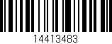 Código de barras (EAN, GTIN, SKU, ISBN): '14413483'