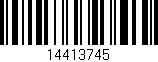 Código de barras (EAN, GTIN, SKU, ISBN): '14413745'