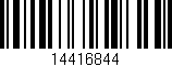 Código de barras (EAN, GTIN, SKU, ISBN): '14416844'