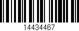 Código de barras (EAN, GTIN, SKU, ISBN): '14434467'