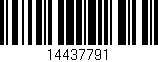 Código de barras (EAN, GTIN, SKU, ISBN): '14437791'