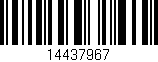 Código de barras (EAN, GTIN, SKU, ISBN): '14437967'
