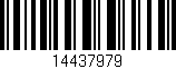 Código de barras (EAN, GTIN, SKU, ISBN): '14437979'