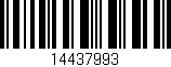 Código de barras (EAN, GTIN, SKU, ISBN): '14437993'