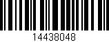 Código de barras (EAN, GTIN, SKU, ISBN): '14438048'