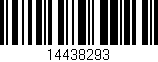 Código de barras (EAN, GTIN, SKU, ISBN): '14438293'