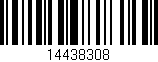 Código de barras (EAN, GTIN, SKU, ISBN): '14438308'