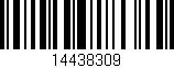 Código de barras (EAN, GTIN, SKU, ISBN): '14438309'