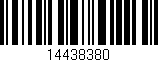 Código de barras (EAN, GTIN, SKU, ISBN): '14438380'