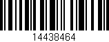 Código de barras (EAN, GTIN, SKU, ISBN): '14438464'