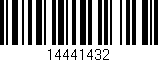 Código de barras (EAN, GTIN, SKU, ISBN): '14441432'
