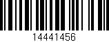 Código de barras (EAN, GTIN, SKU, ISBN): '14441456'