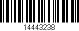 Código de barras (EAN, GTIN, SKU, ISBN): '14443238'