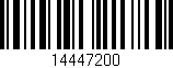 Código de barras (EAN, GTIN, SKU, ISBN): '14447200'