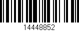 Código de barras (EAN, GTIN, SKU, ISBN): '14448852'