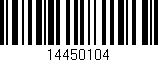 Código de barras (EAN, GTIN, SKU, ISBN): '14450104'